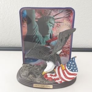 THE BRADFORD EXCHANGE "ON FREEDOM'S WING" EAGLE